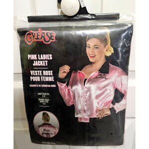 Grease Pink Ladies Jacket Costume Plus Size 2XL 50s Retro Party Satin Sock Hop